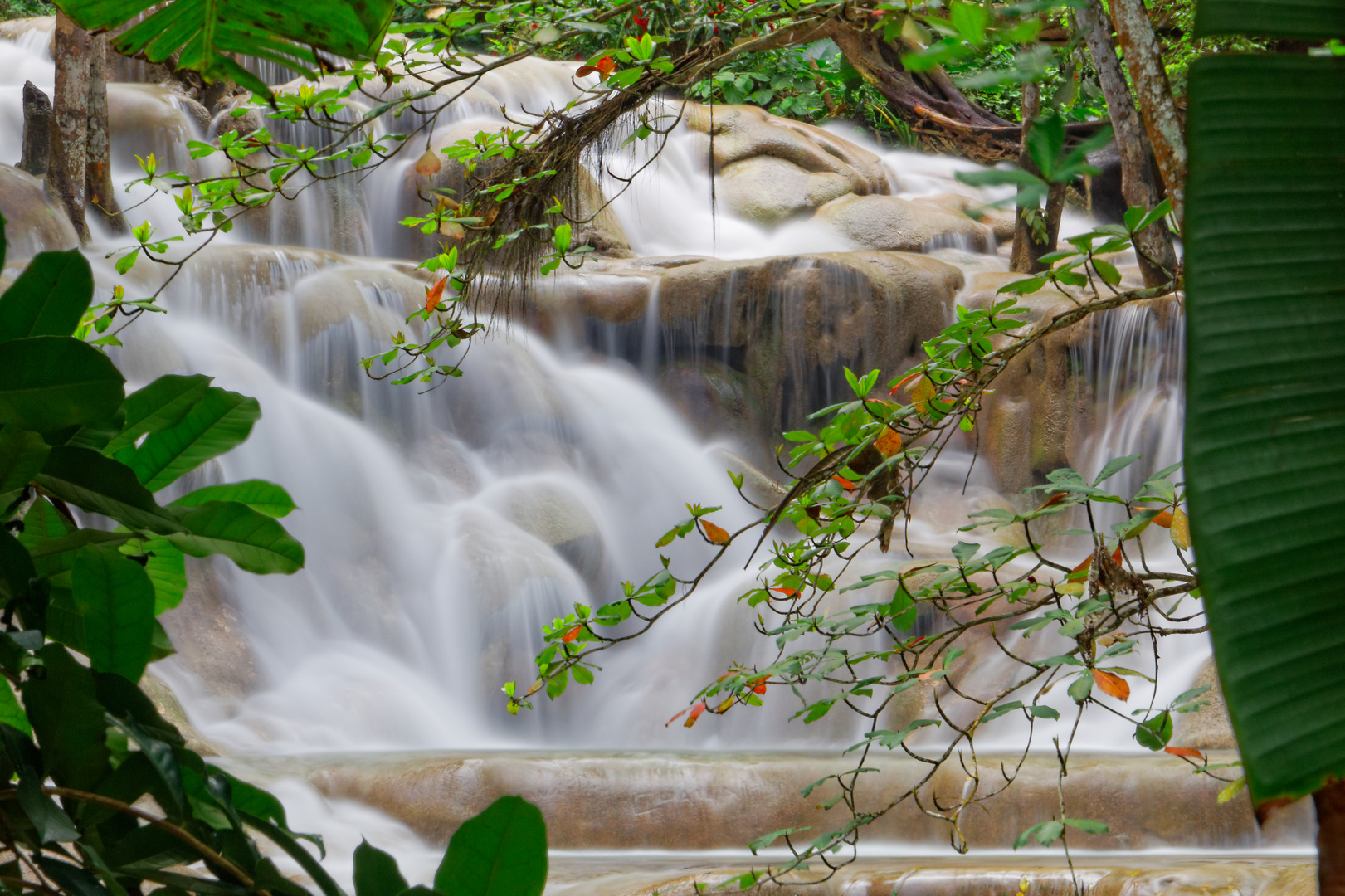 Dunn's River Falls in Ocho Rios (Jamaika)