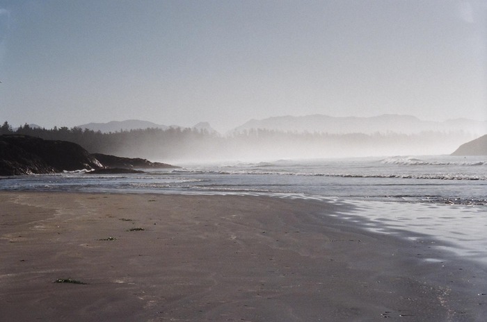 Dunst am Strand