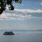 Dunst über dem Bodensee