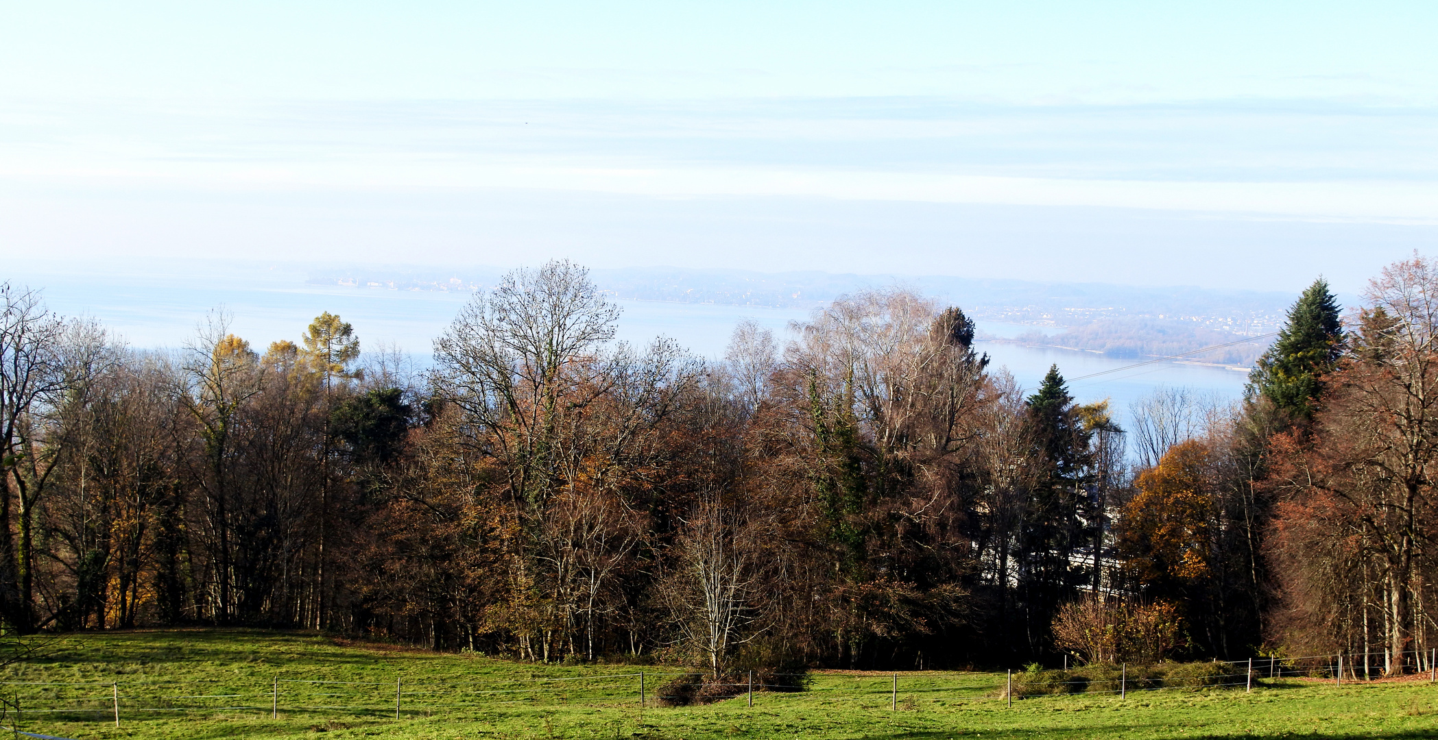 Dunst über dem Bodensee