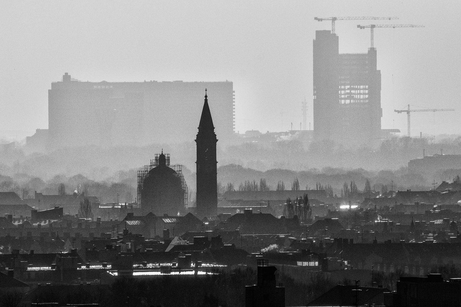 Dunst über der Stadt