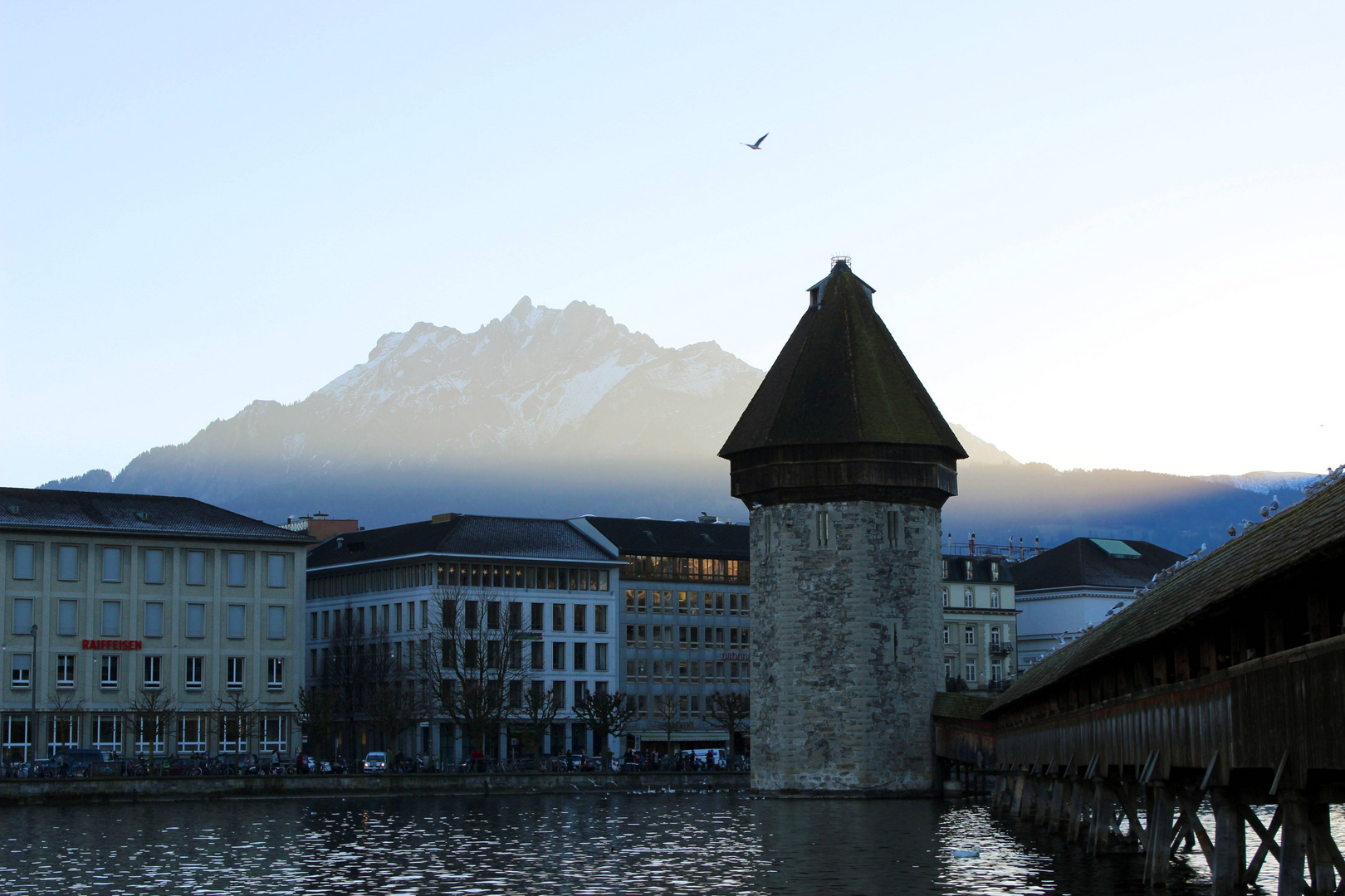 Dunst über Luzern ...