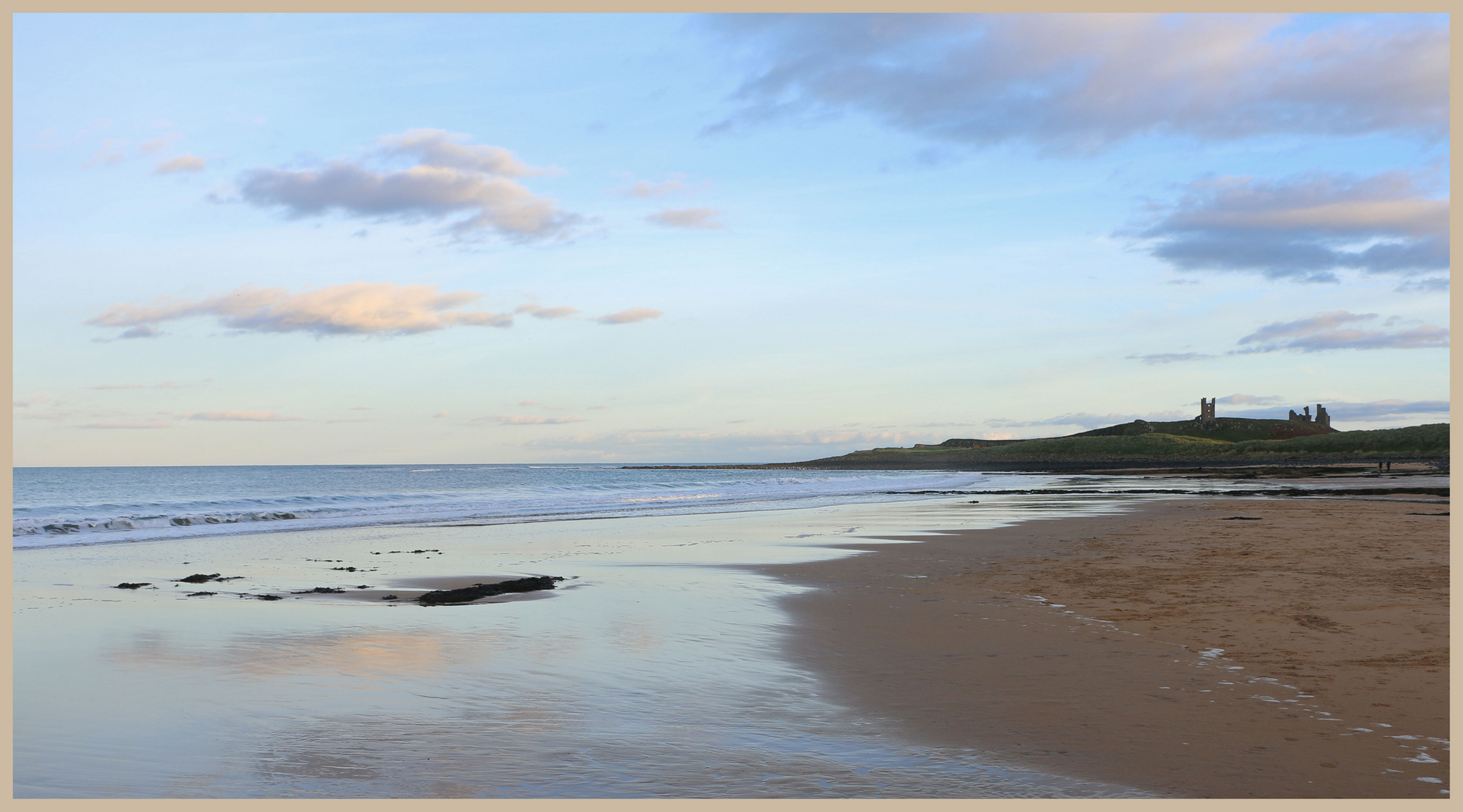 Dunstanburgh Castle from Embleton Bay