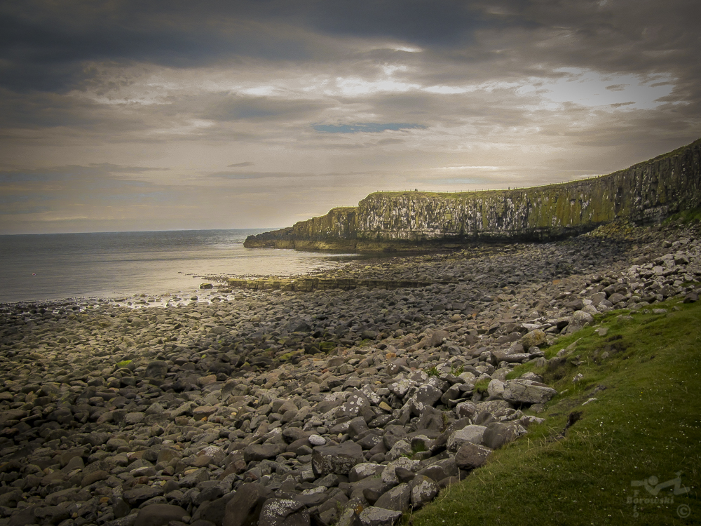 Dunstanburgh castle Steilküste, Northumberland