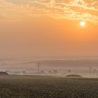 Dunstiger Herbstmorgen