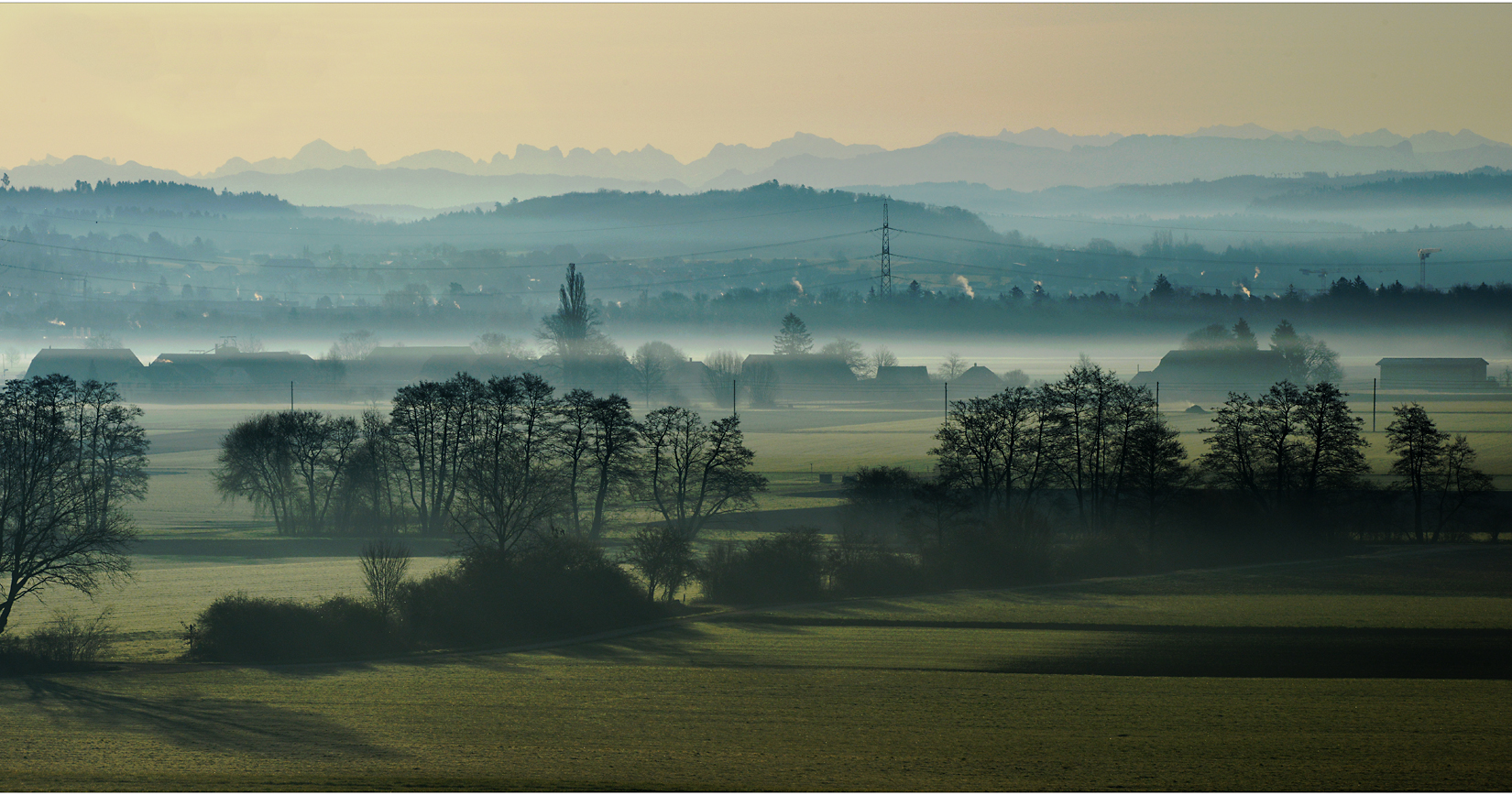 ...dunstiger morgen...