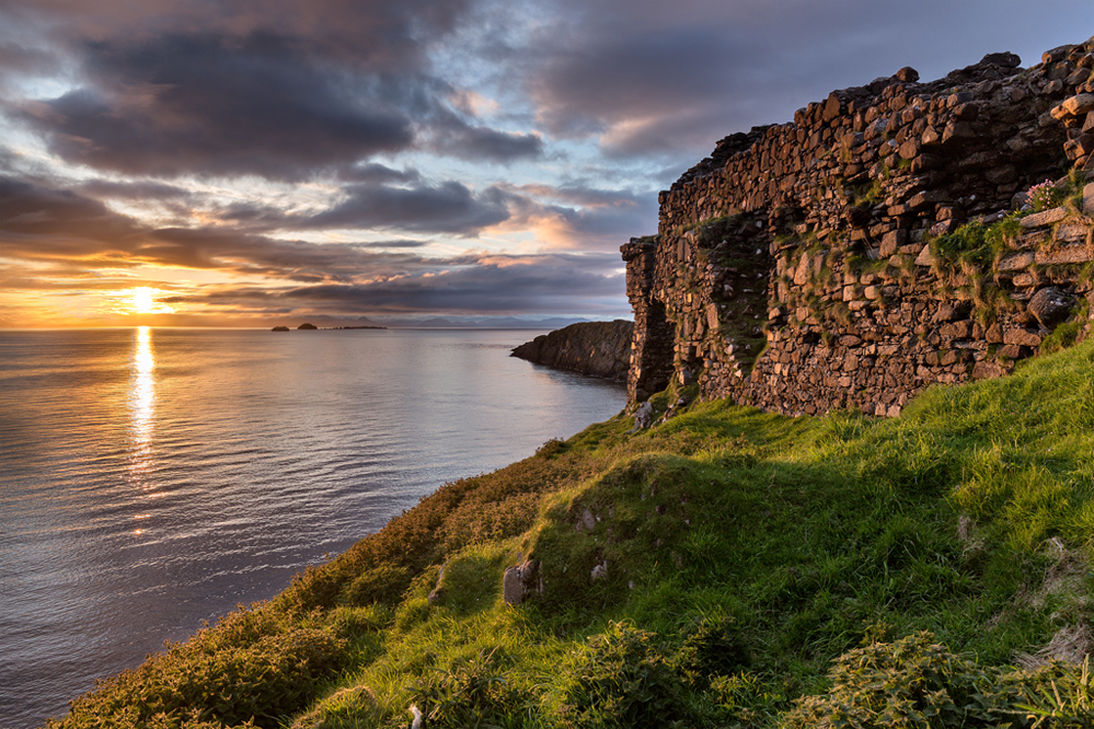 Duntulm Castle Sunset