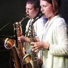 duo de saxophones !