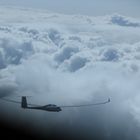 Duo Discus über den Wolken