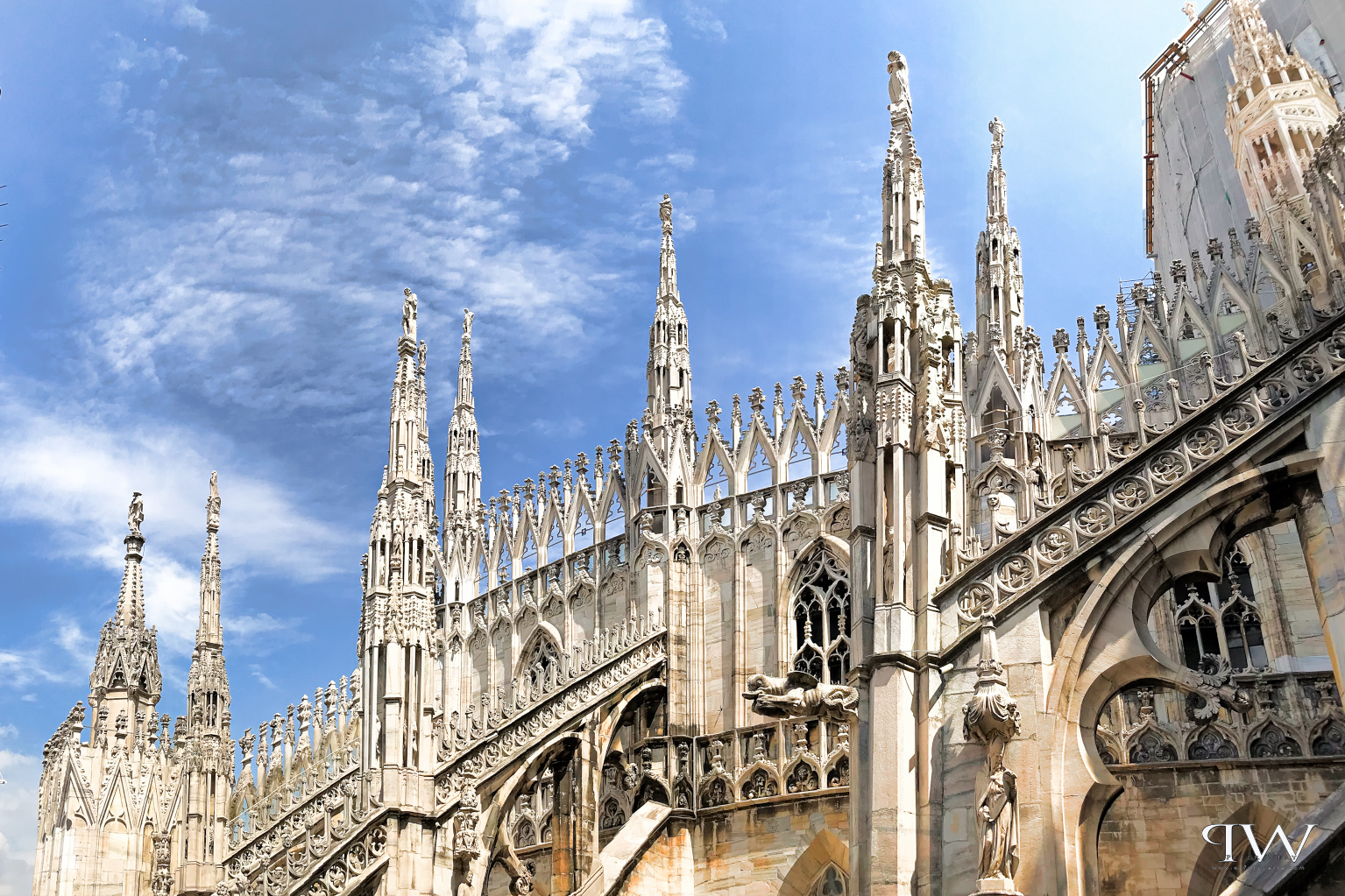 Duomo di Milano - hoch oben auf dem Dach