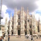 Duomo di Milano in un giorno d'Agosto