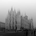 Duomo di Milano - in una mattinata piovigginosa