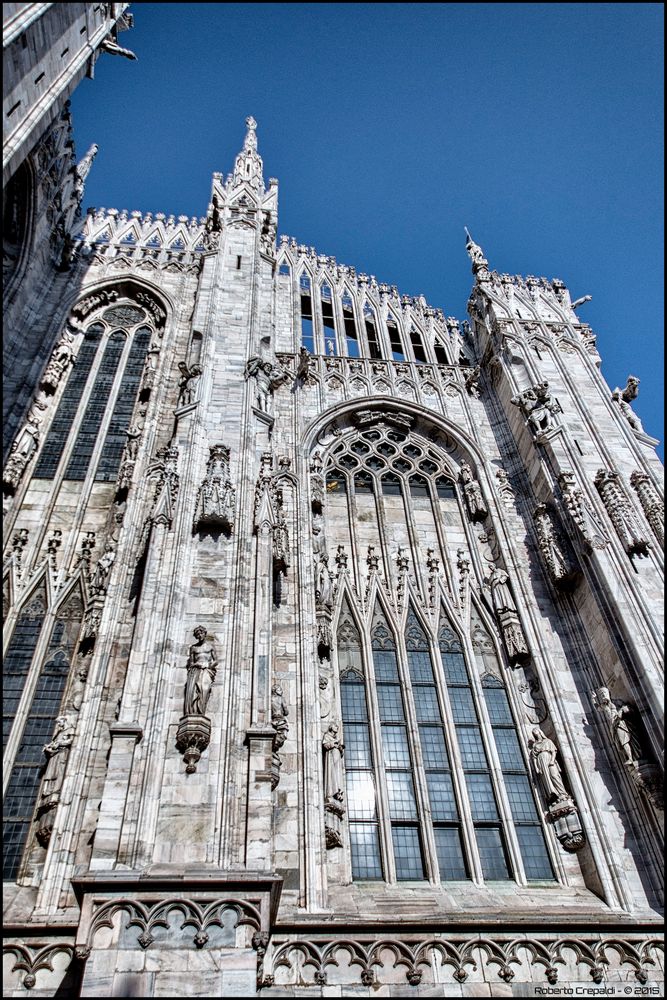 Duomo di Milano, particolare posteriore