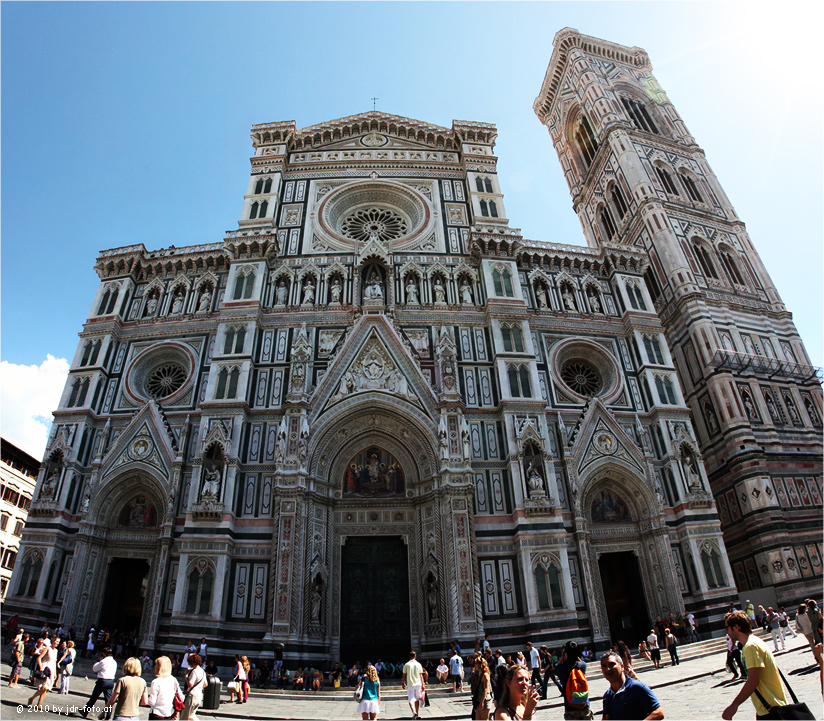 duomo santa maria del fiore (portale frontale) - firenze