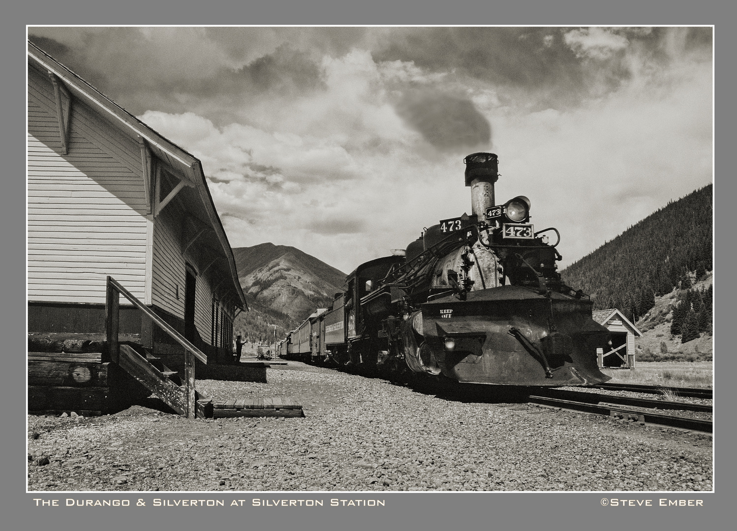 Durango & Silverton at Silverton Station