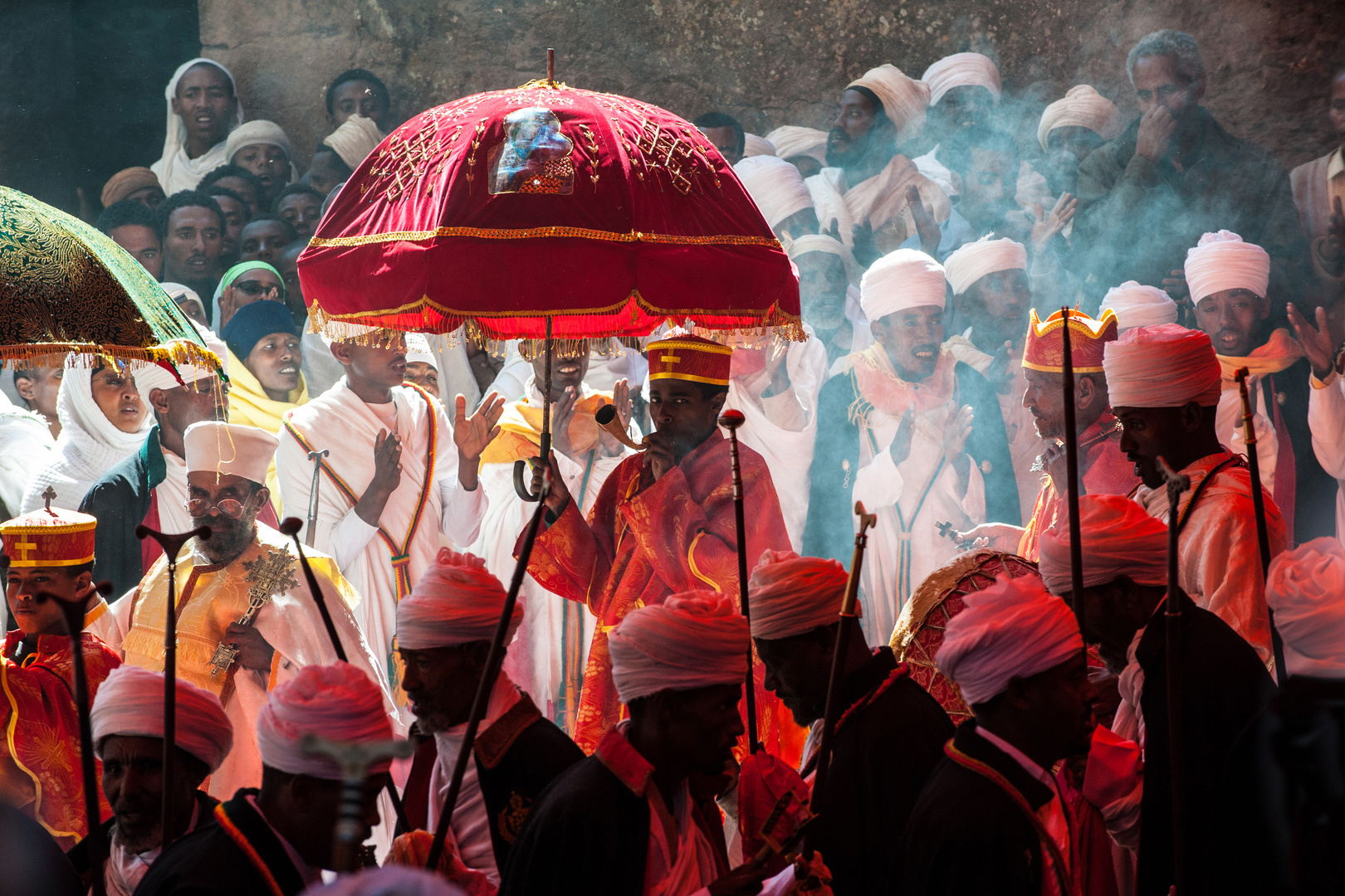 Durante l'epifania a Lalibela