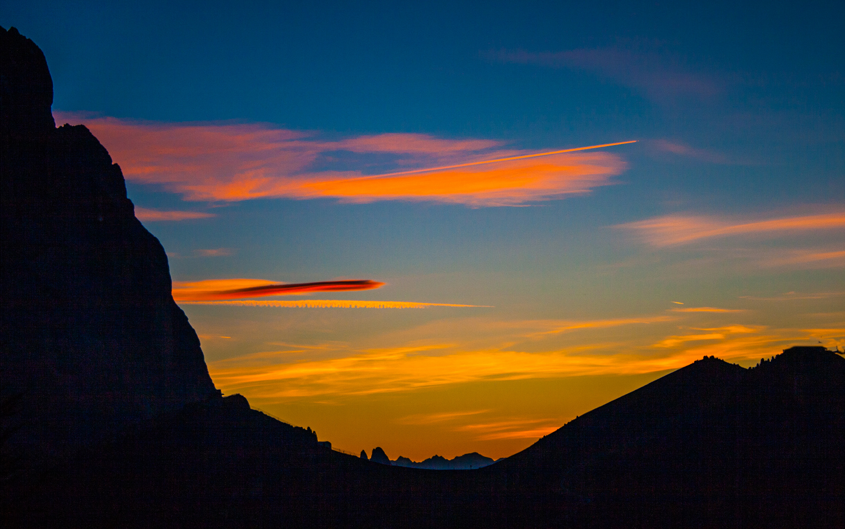 durante una escursione nelle dolomiti