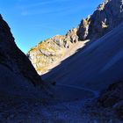 Durch das Dammkar auf wie Westliche Karwendelspitze