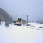 Durch den Schnee mit der Eurobahn