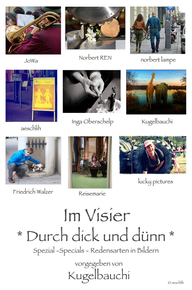 *Durch dick und dünn* Collage von aeschlih