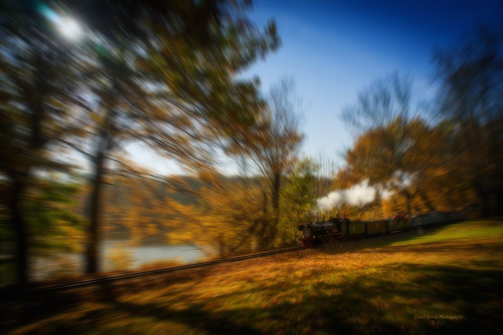 Durch die Augen des Adlers - Ausflug zur Leipziger Parkeisenbahn