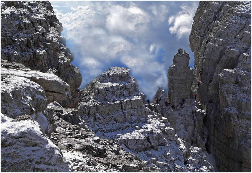 Durch die Brenta. Es geht rauf und runter und dazwischen liegt atemloses staunen...