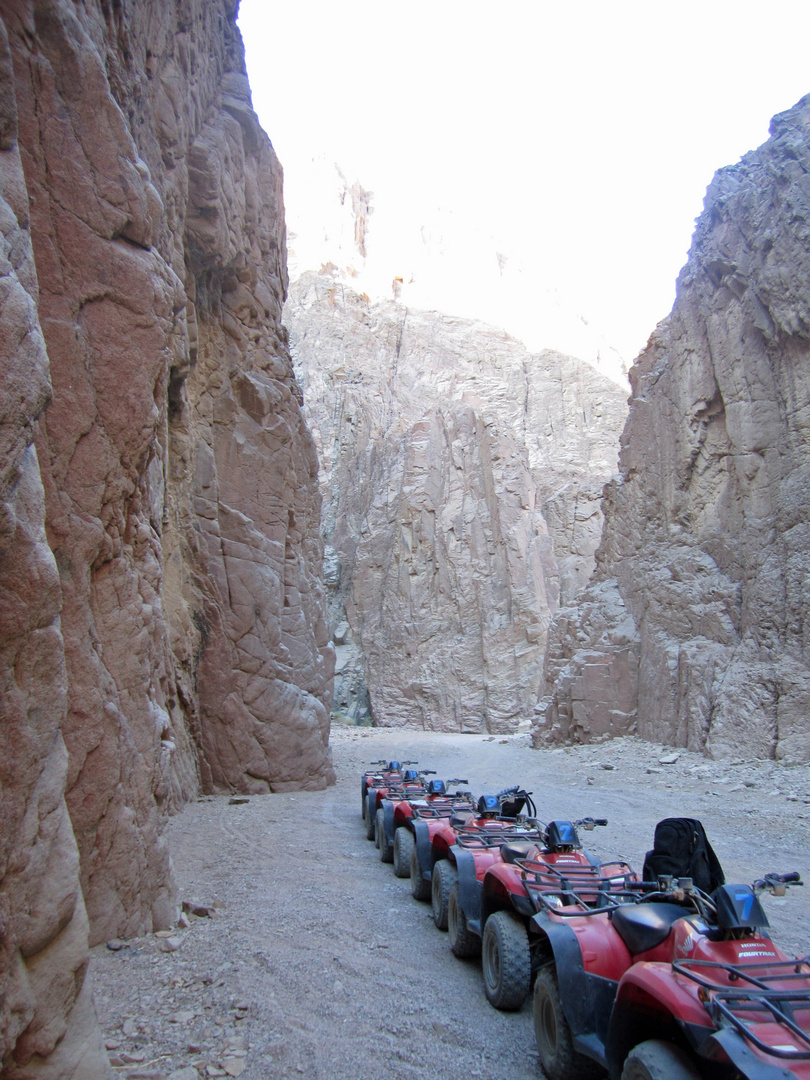 Durch die Canyons und die Wüste...