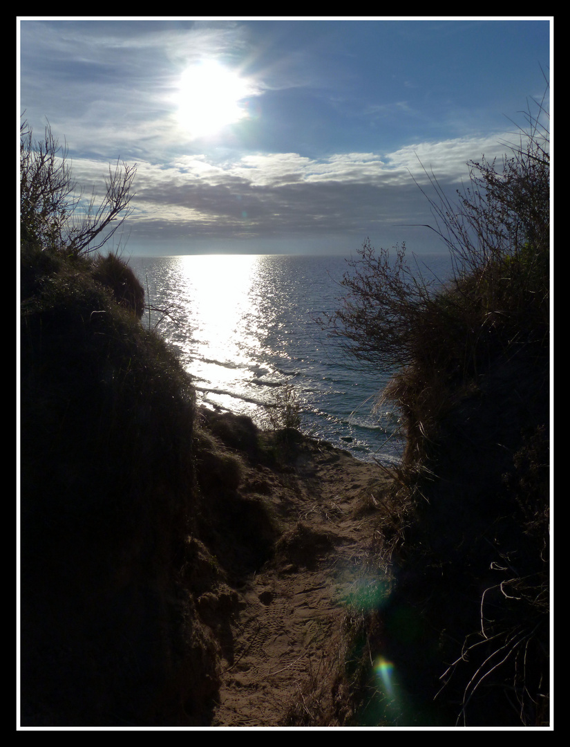 Durch die Dünen ans Meer