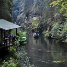 Durch die Kamnitzklamm schippern