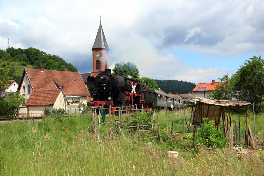 Durch die Schrebergärten