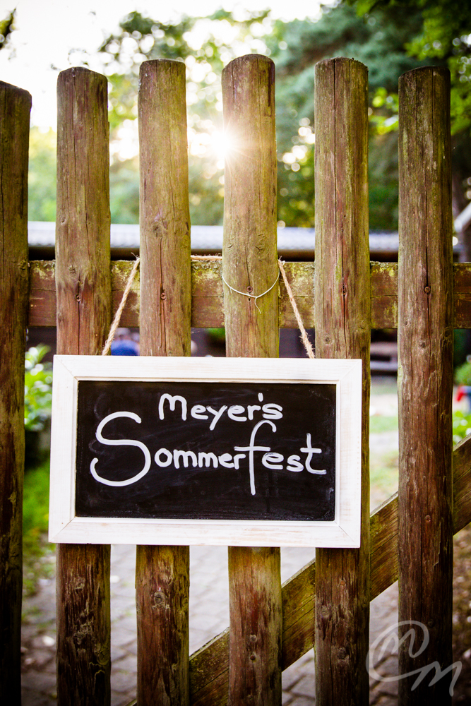 .. durch die Tür zum Sommerfest