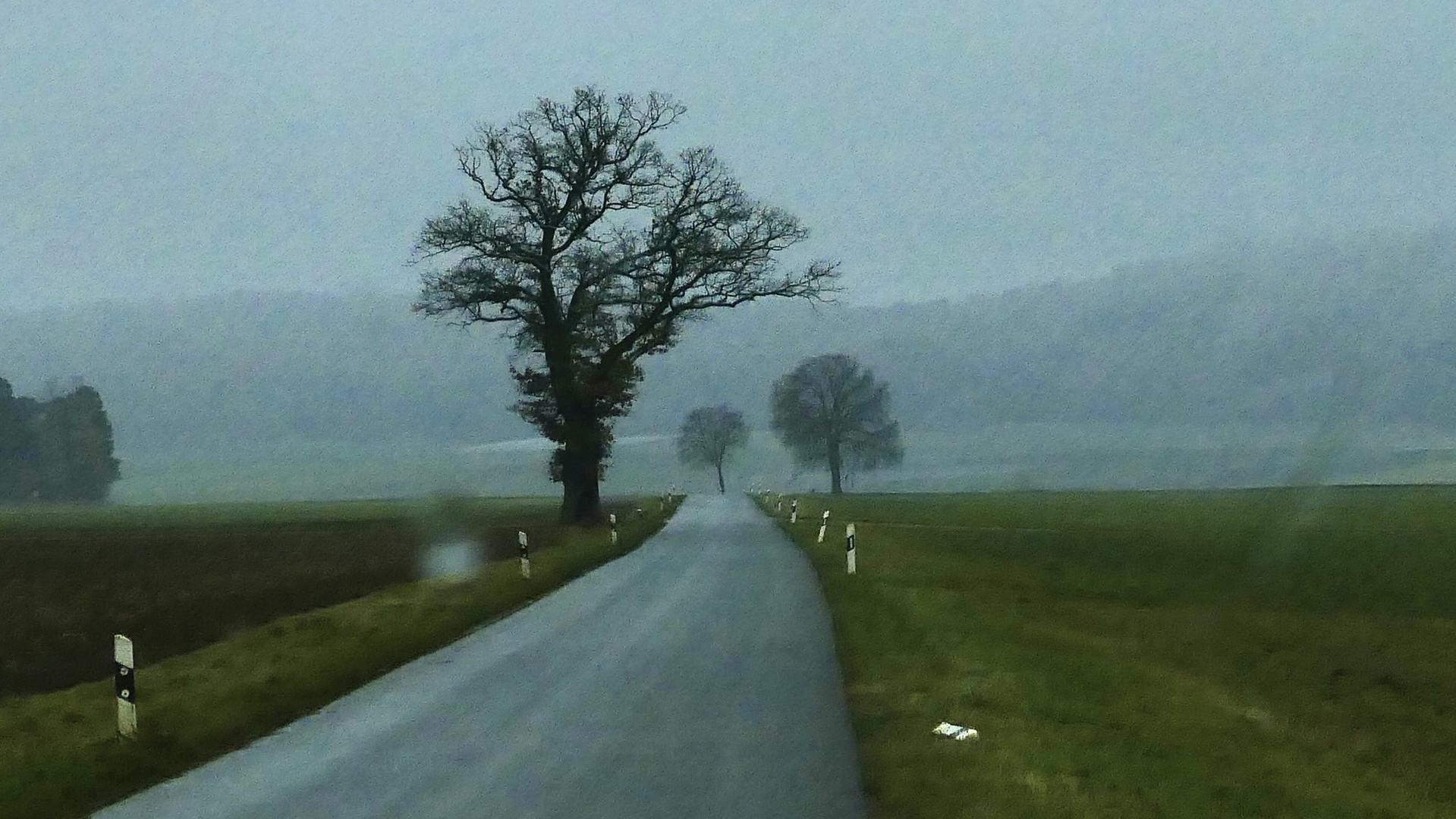 Durch die Windschutzscheibe 