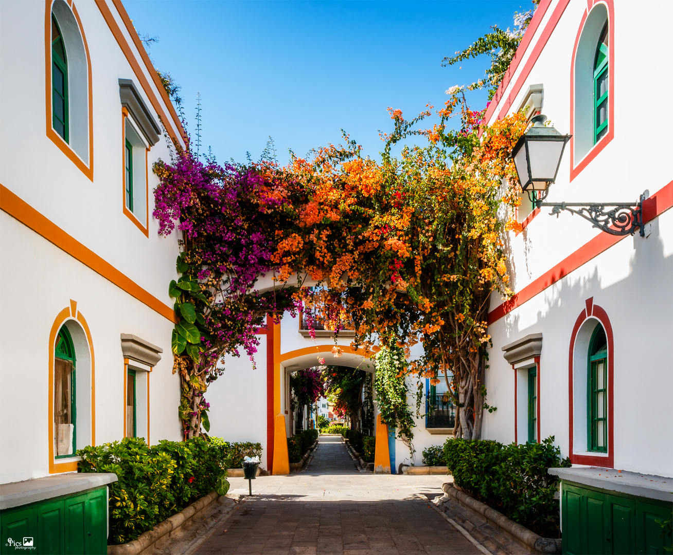 Durch diese bunte Gasse darfst du gehn - Kanaren758