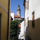 Durch diese hohle Gasse...Ceský Krumlov (Böhmisch Krumau)