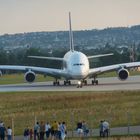Durch einen Trainingsflug kam der Airbus A380 der Lufthansa nach Stuttgart