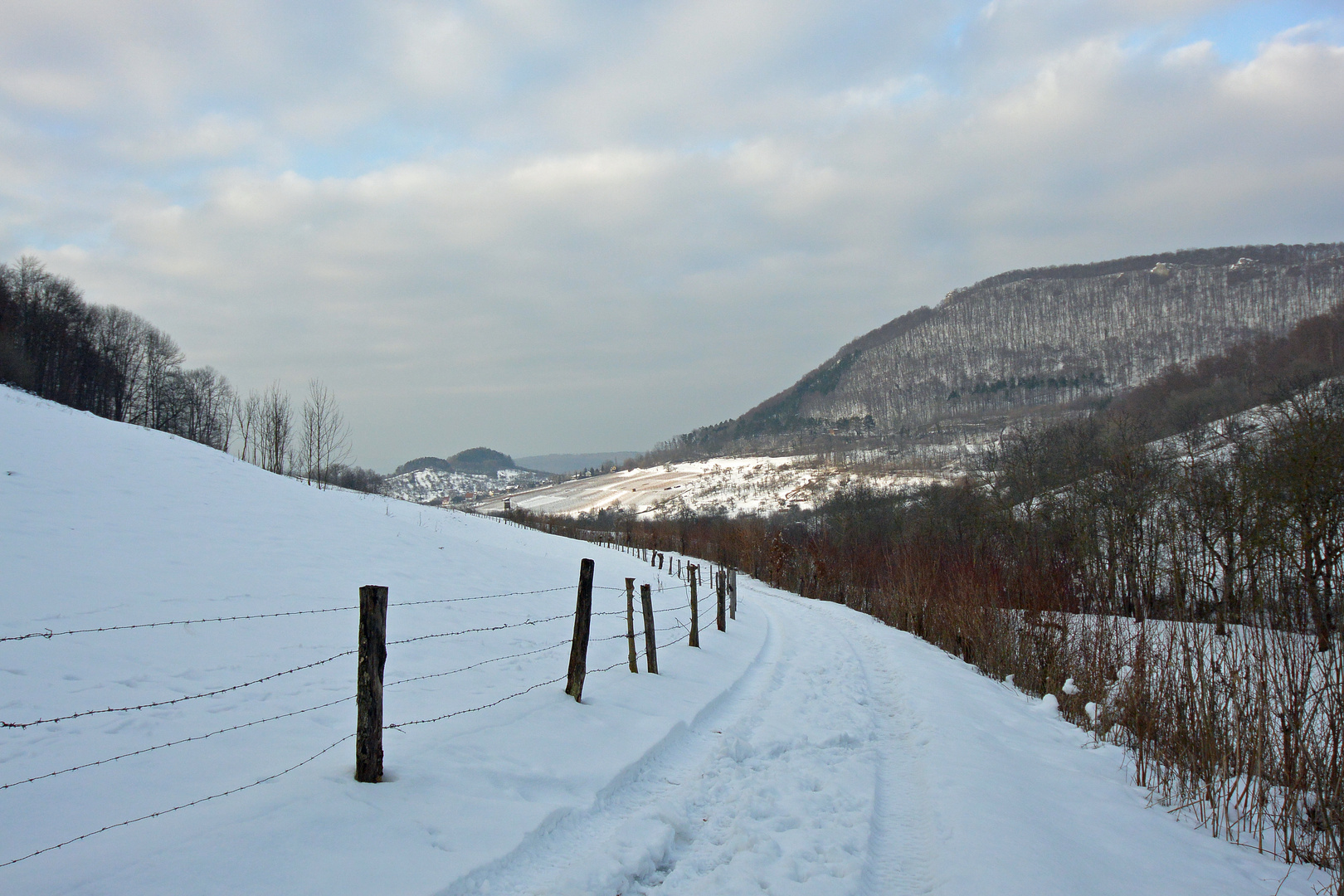 durch Tiefschnee