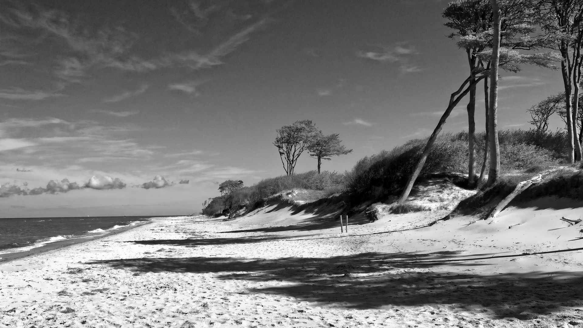 Durchatmen am Weststrand des Darß