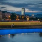 Durchblick am Donaukanal