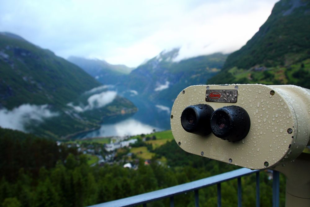 Durchblick am Geiranger