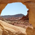 "Durchblick" am White Domes Trail / Valley of Fire S.P.