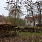 Durchblick an der Burg Hülshoff