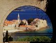 Durchblick auf Budva Altstadt von Christiane Micic