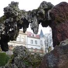 Durchblick auf das Wiesenburger Schloss