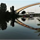 Durchblick auf dem Gebäude der DLRG (Deutsche Lebens-Rettungs-Gesellschaft)