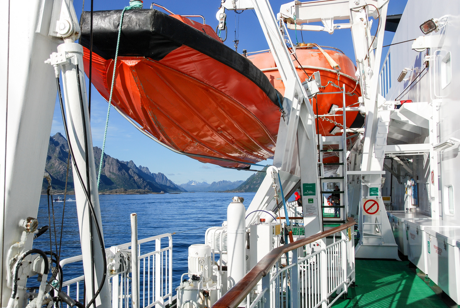 Durchblick auf den Fjord