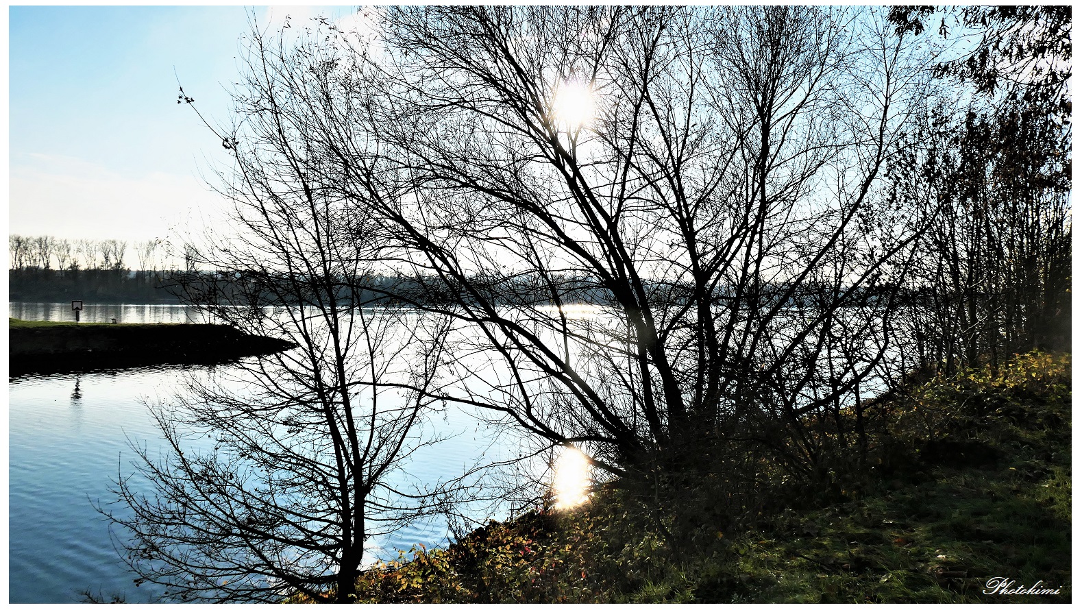 Durchblick auf den Rhein
