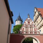 Durchblick auf den Wiesenburger Schlossturm