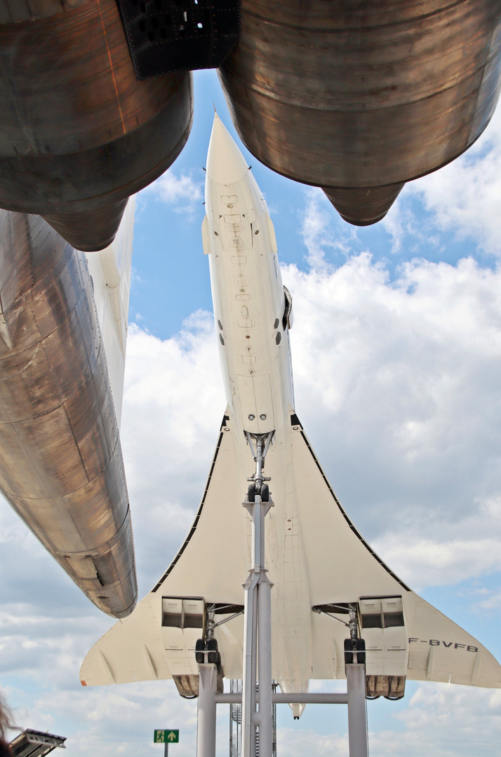 Durchblick auf die Concorde