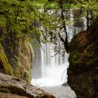 Durchblick auf die Geratser Wasserfälle