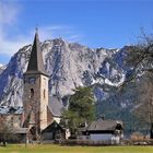 Durchblick auf die Kirche von Altaussee